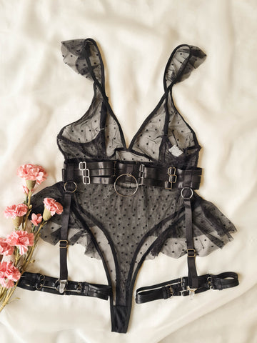 Bodysuit y arnés Denisse