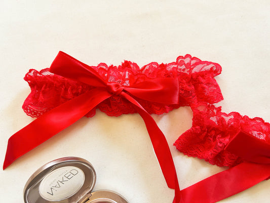 Ligas encaje y cinta