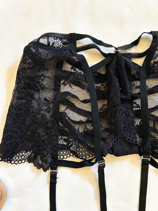 Portaligas cinturón encaje