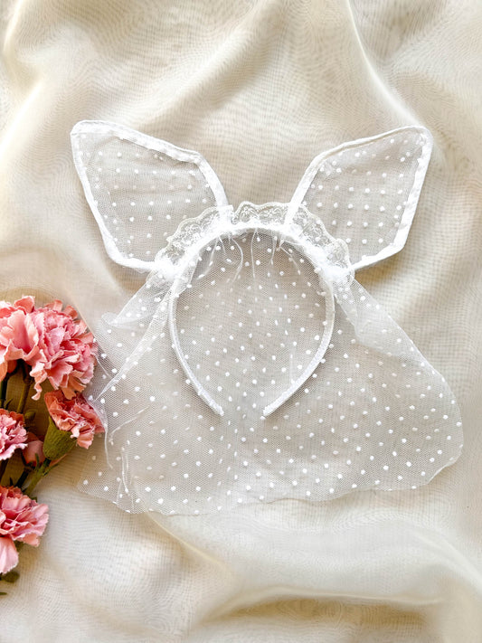 Cintillo orejas y velo