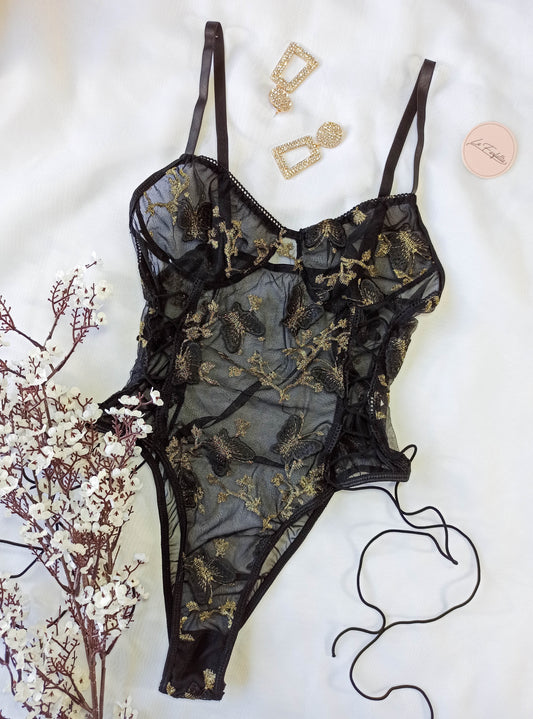 Bodysuit mariposa anudado