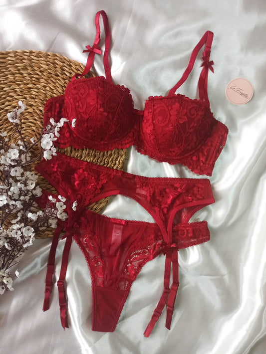 Set liguero Anastasia, con medias