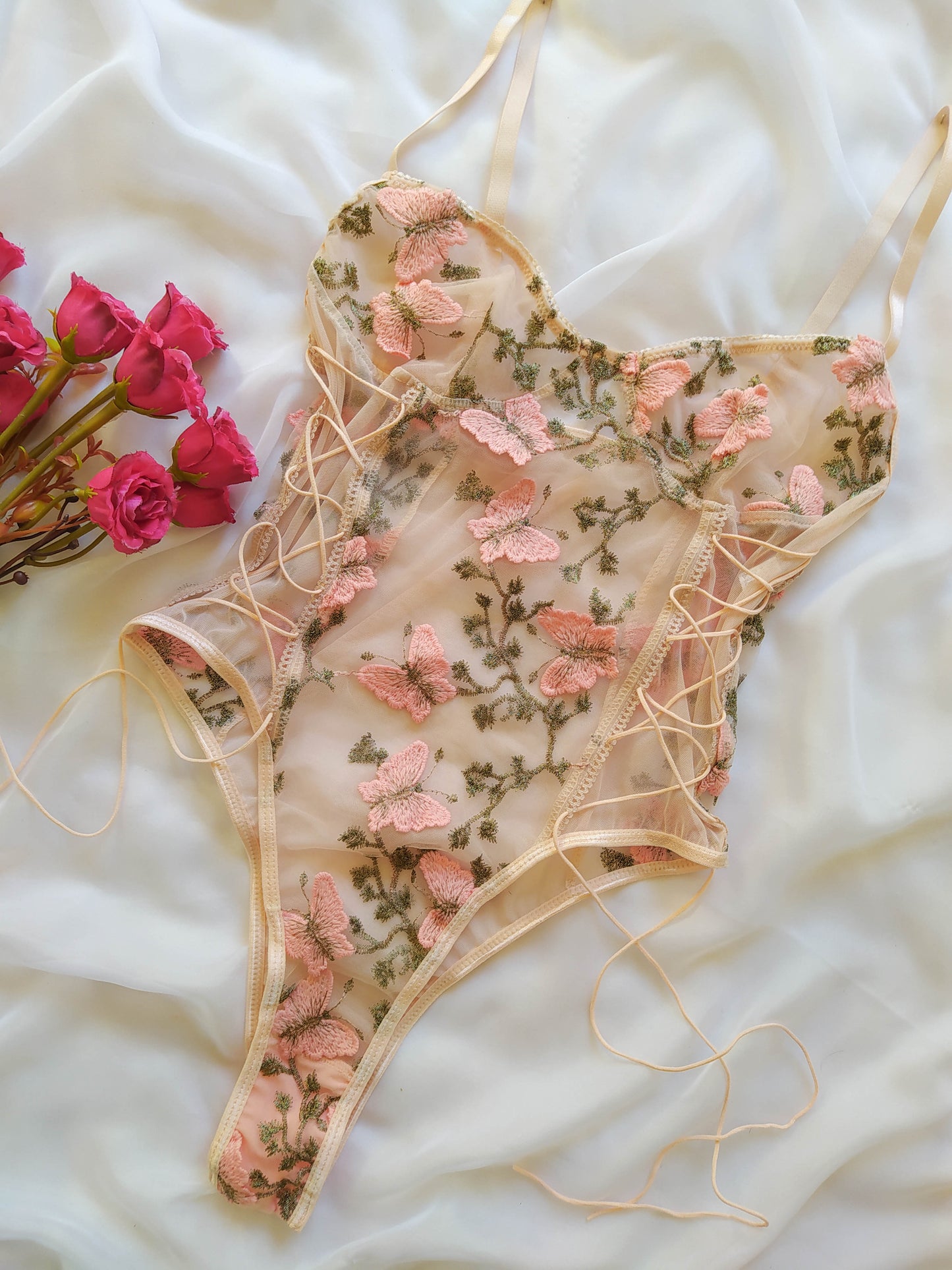 Bodysuit mariposa anudado