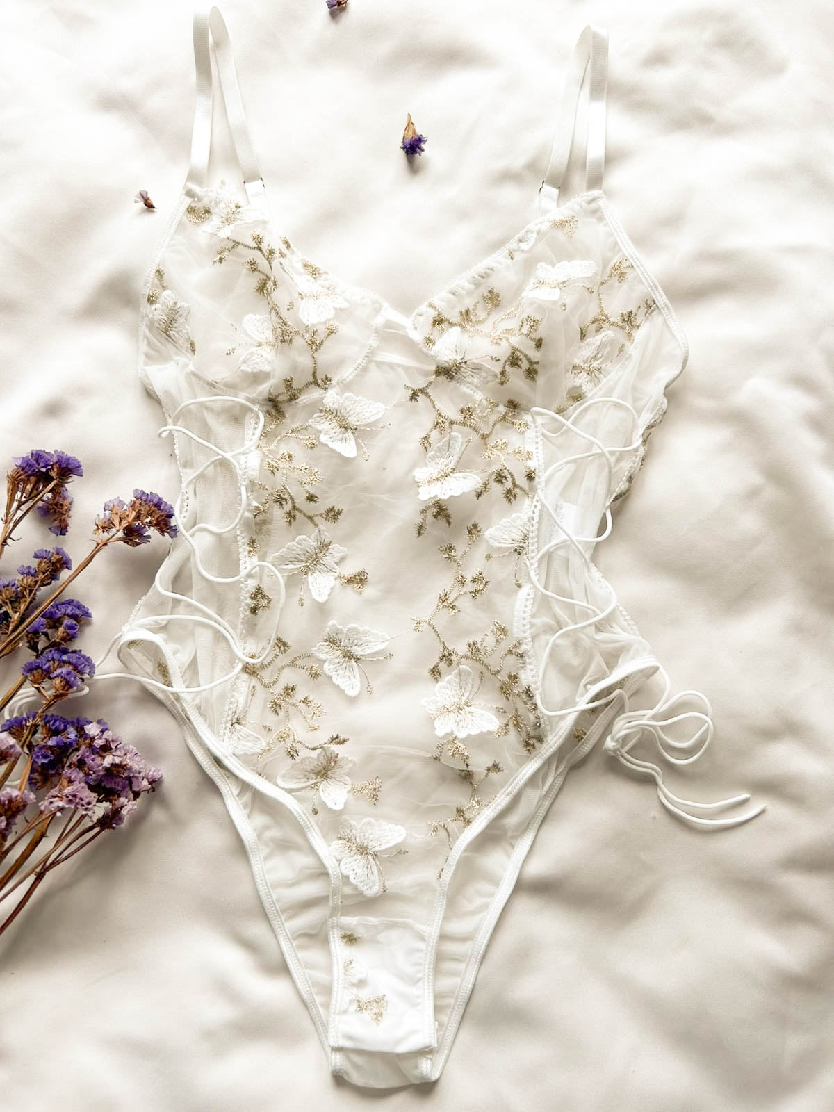 Bodysuit mariposa anudado