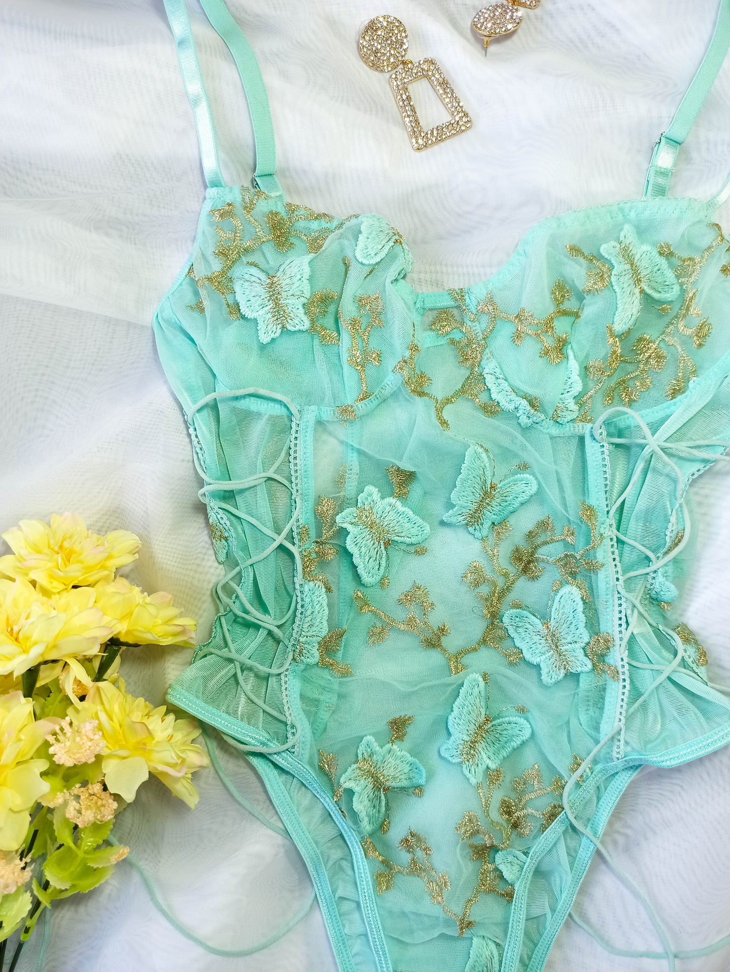 Bodysuit mariposa anudado